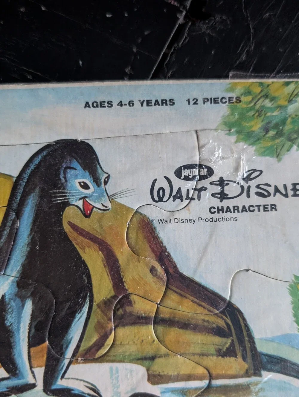 Vintage 60s Walt Disney Huey and Dewey 12-Piece Jigsaw Puzzle Collectible